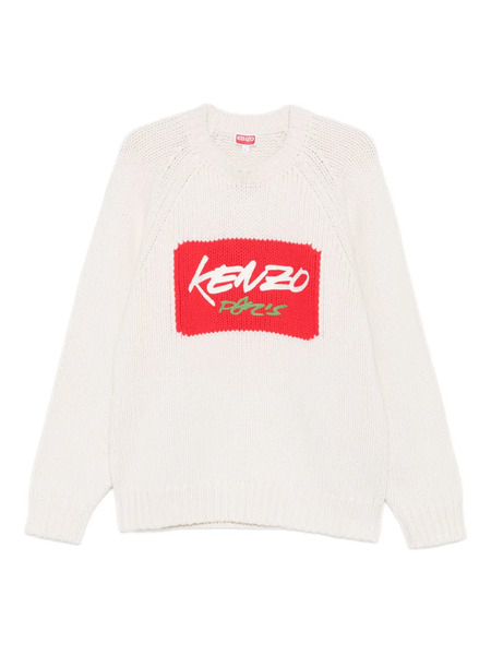  Kenzo Pull à Logo Imprimé - Tons Neutres 
