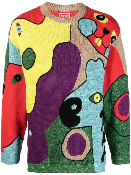  Kenzo Pull En Maille - Rouge 