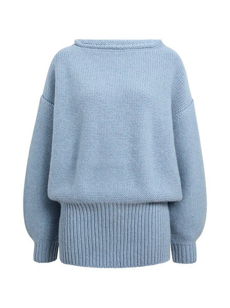 Khaite Pull Jonte - Bleu 