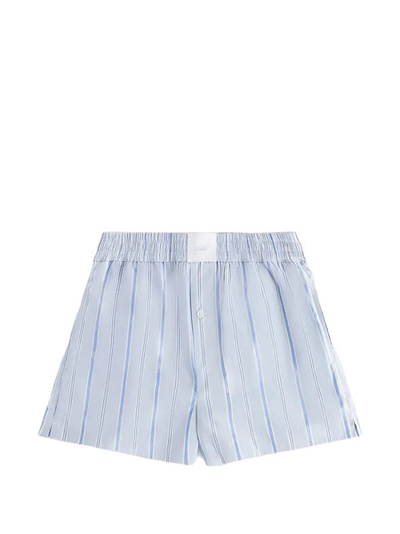  Kith Ida Striped Boxer Shorts - Bleu 