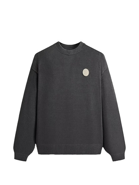  Kith Lewis Garment-dyed Sweater - Gris 