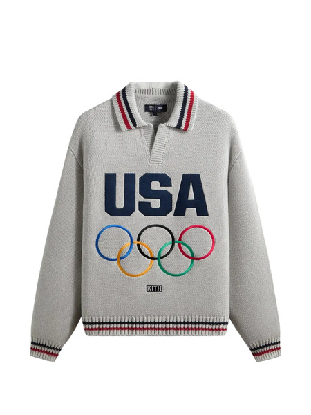  Kith Pull Team Usa Rugby Olympics - Gris 