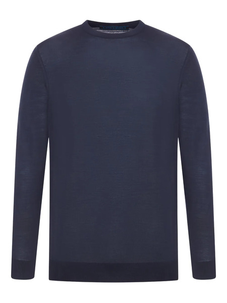  Kiton Pull à Col Rond - Bleu 
