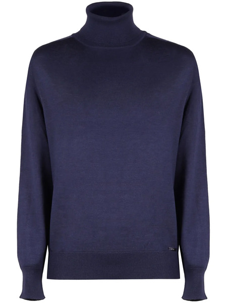  Kiton Pull Dolcevita - Bleu 