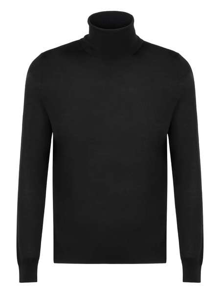  Kiton Pull En Laine - Noir 