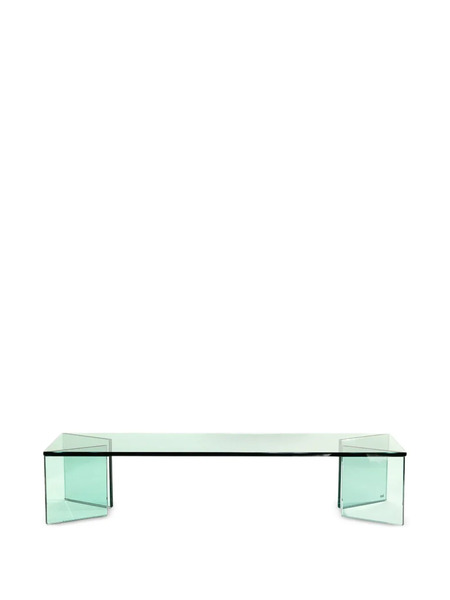  Knindustrie Glass Rectangular Coffee Table - Vert 