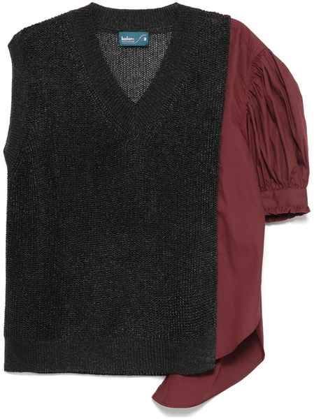  Kolor Pull à Col V - Noir 
