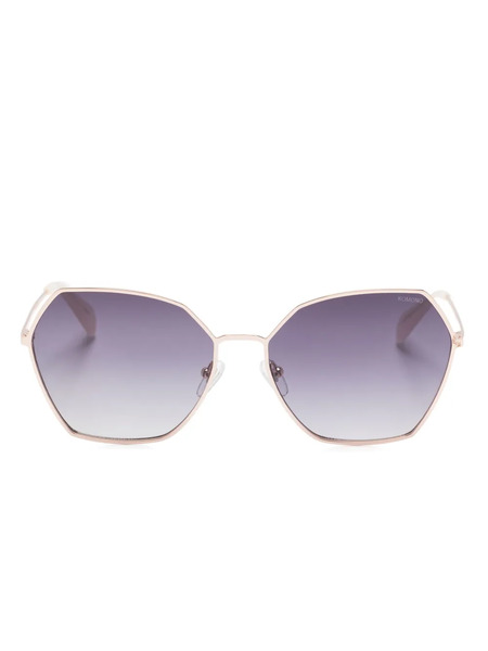  Komono Lunettes De Soleil Belle à Monture Géométrique - Or 