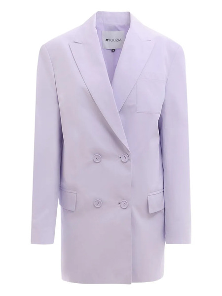  Krizia Button Jacket - Violet 
