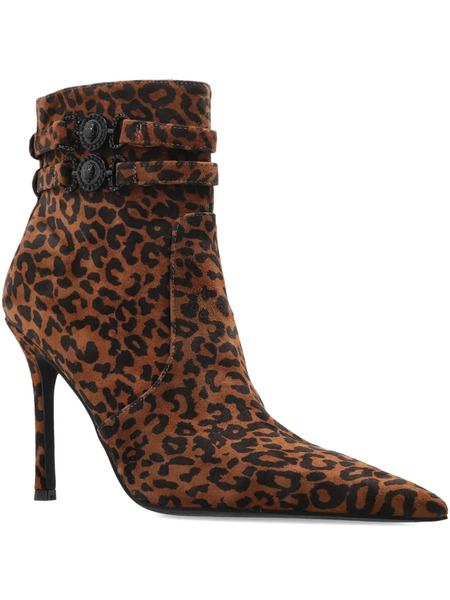  Kurt Geiger London Bottines à Imprimé Léopard - Marron 