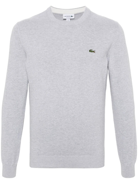  Lacoste Pull à Design Chiné - Gris 