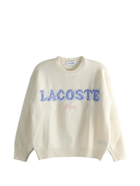  Lacoste Pull à Détail De Logo - Tons Neutres 