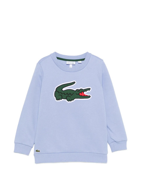 Lacoste Sweat à Patch Logo - Bleu 