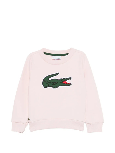 Lacoste Sweat à Patch Logo - Rose 