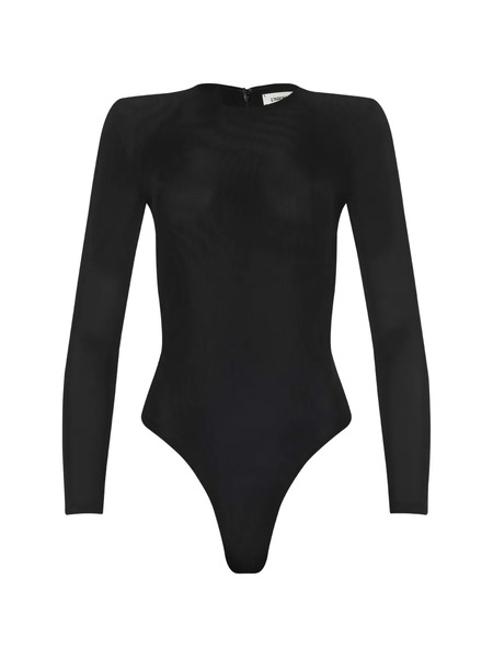  L'agence Body Trista à Manches Longues - Noir 