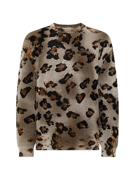  Laneus Pull à Motif Léopard - Marron 