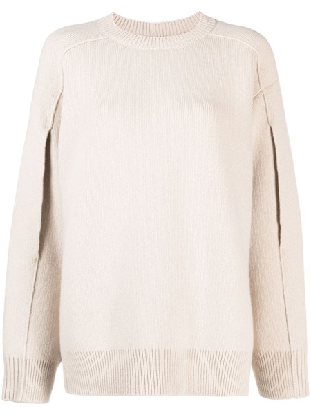  Lanvin Pull à Détail De Cape - Tons Neutres 