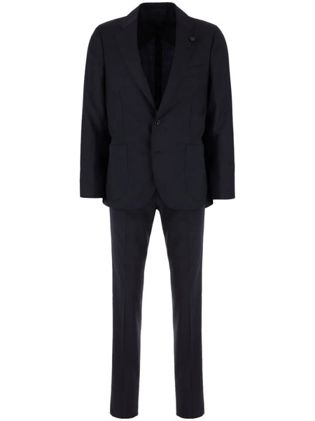  Lardini Costume à Détail De Broche - Bleu 