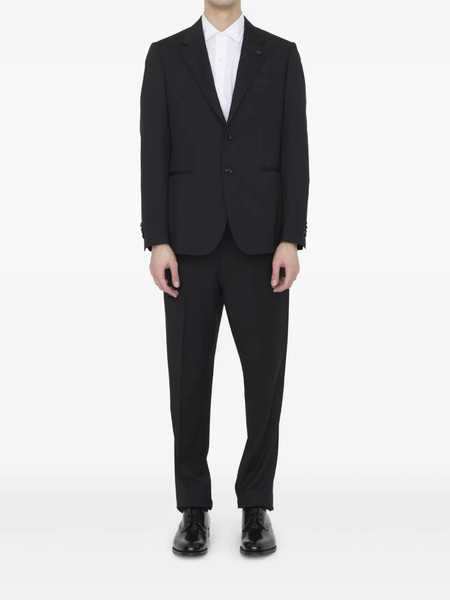  Lardini Costume En Laine - Noir 