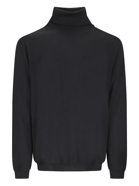  Lardini Pull à Col Cheminée - Noir 