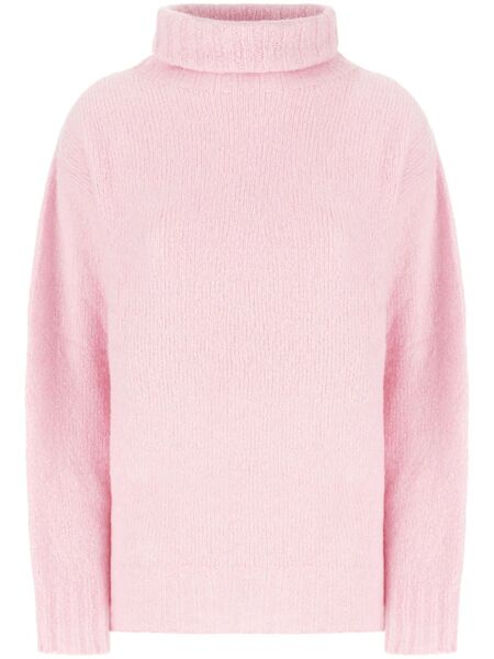  Lardini Pull à Col Roulé - Rose 
