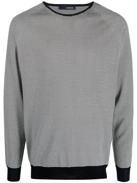  Lardini Pull à Rayures - Bleu 