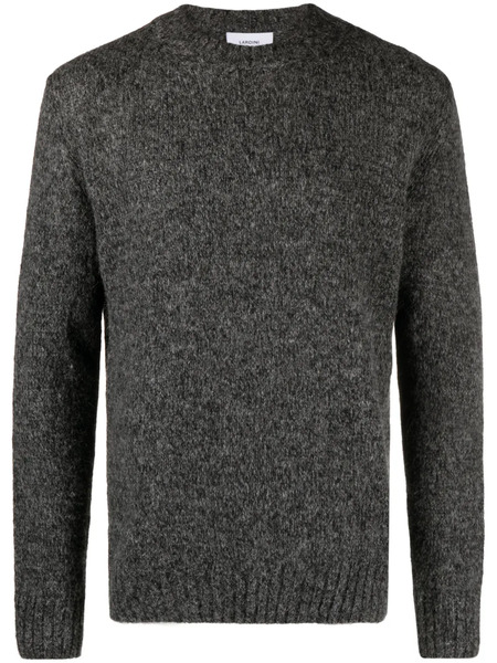  Lardini Pull En Maille Ajourée - Gris 