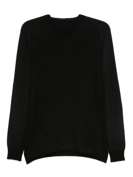  Layer Zero Pull En Chanvre à Col Rond - Noir 