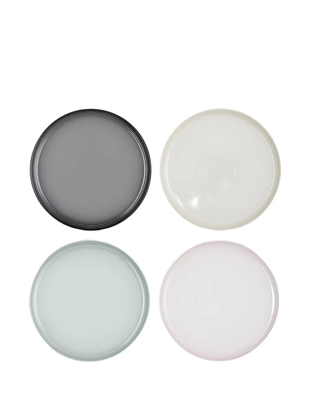  Le Creuset Lot De Quatre Petites Assiettes - Gris 