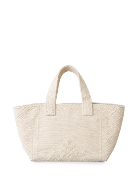  Le Daf Crochet-knit Tote Bag - Tons Neutres 