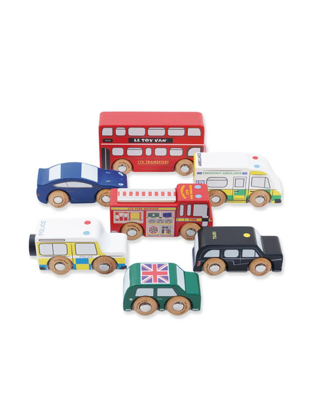  Le Toy Van Lot De Jouets London Toy Car - Rouge 