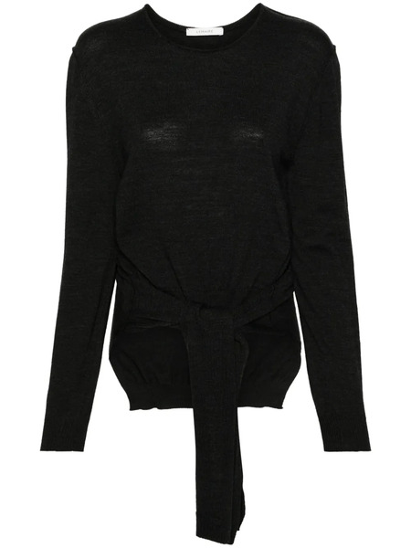 Lemaire Pull à Col Rond - Gris 