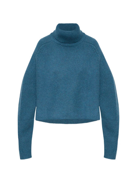  Lisa Yang Pull à Col Roulé - Bleu 