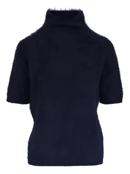  Lisa Yang Pull à Manches Courtes - Bleu 