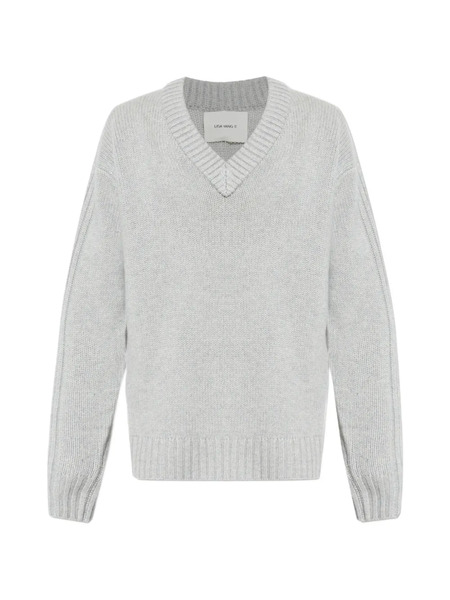  Lisa Yang Pull Dan à Col V - Gris 