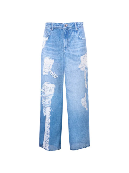  Liu Jo Pantalon à Effet En Jean - Bleu 
