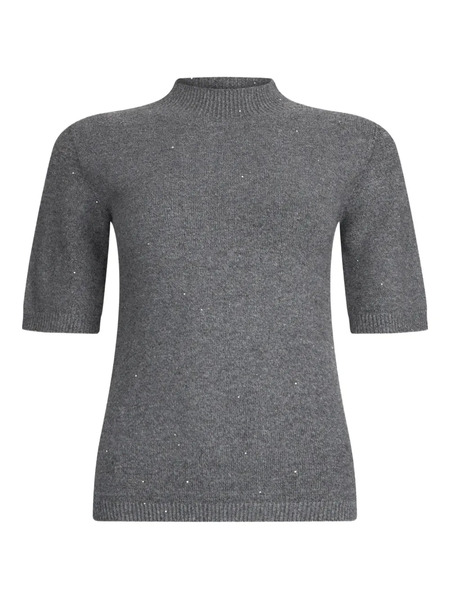  Liu Jo Pull à Col Montant - Gris 