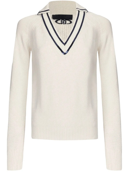  Liu Jo Pull En Coton - Blanc 