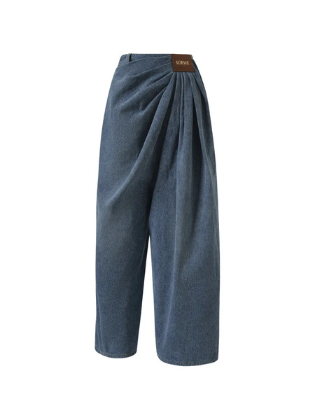  Loewe Draped Jeans - Bleu 