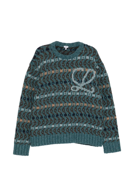  Loewe Pull à Logo - Bleu 