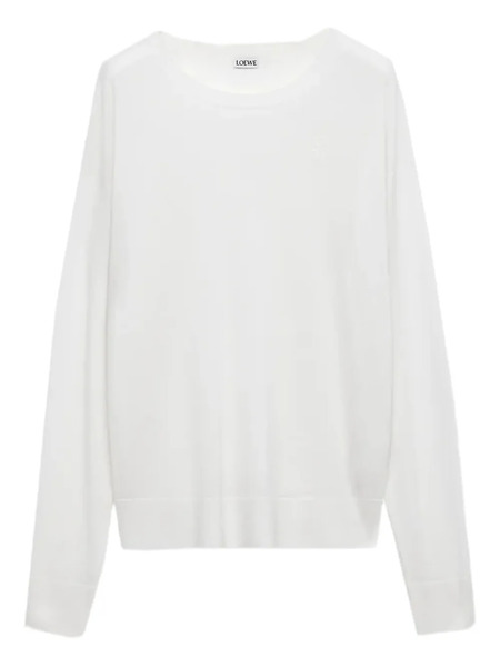  Loewe Pull En Laine - Blanc 