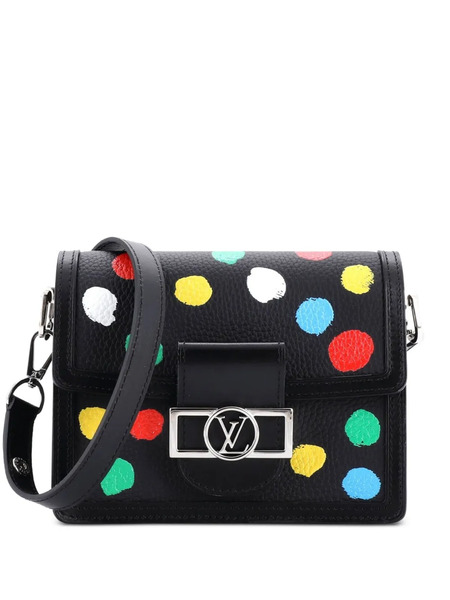  Louis Vuitton Pre-owned Dauphine Yayoi Kusama Painted Dots Taurillon Leather Mini Shoulder Bag - Multicolore 