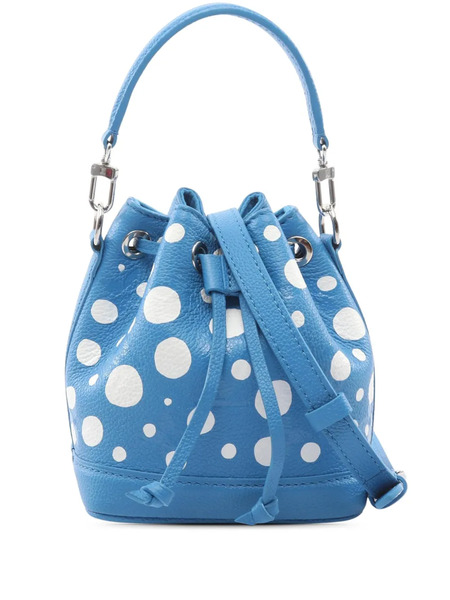  Louis Vuitton Pre-owned Mini Sac Seau Noe Yayoi Kusama à Monogramme Giant Empreinte Et Motif Infinity Dots (2021-2026) - Bleu 