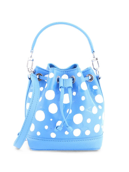  Louis Vuitton Pre-owned Neonoe Handbag Yayoi Kusama Infinity Dots Monogram Empreinte Giant Nano Bucket Bag - Bleu 