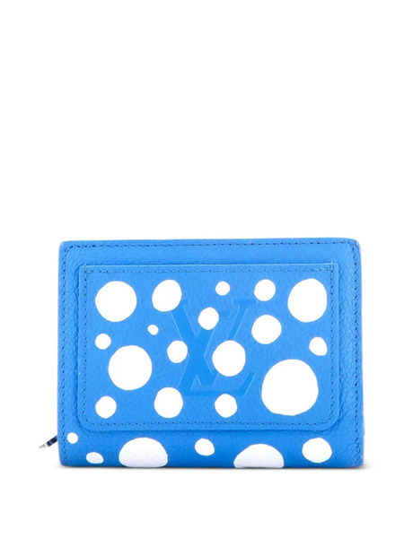  Louis Vuitton Pre-owned Petit Portefeuille Yayoi Kusama Infinity Dots Monogrammé Empreinte Giant - Bleu 