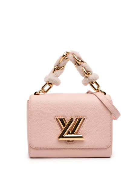  Louis Vuitton Pre-owned Sac à Bandoulière En Cuir Taurillon Et Shearling à Poignée Tressée (2021-2026) - Rose 