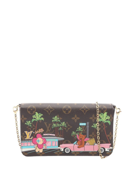  Louis Vuitton Pre-owned Sac à Bandoulière Monogrammé Christmas Animation Vivienne Holywood Pochette Felicie (2021-2026) - Marron 