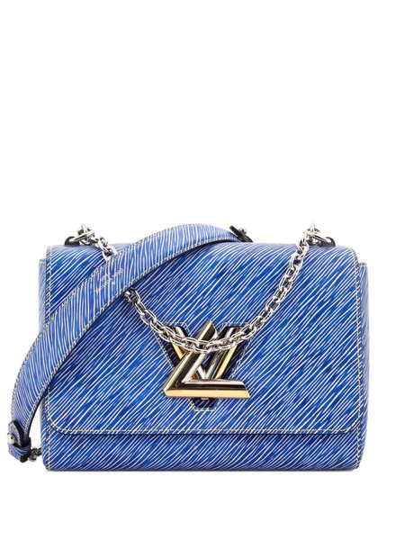  Louis Vuitton Pre-owned Sac Porté épaule Twist Handbag Limited Edition Pin Embellished Epi Leather Mm - Bleu 