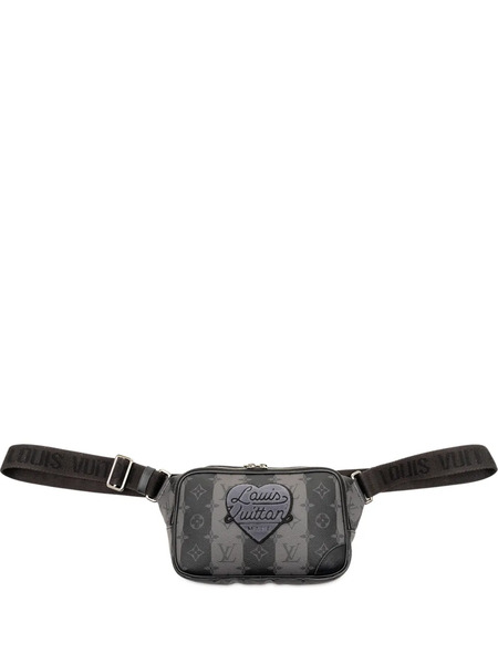  Louis Vuitton Pre-owned Sacoche à Bandoulière Modulaire Rayée à Monogramme éclipse (2010-2026) - Noir 