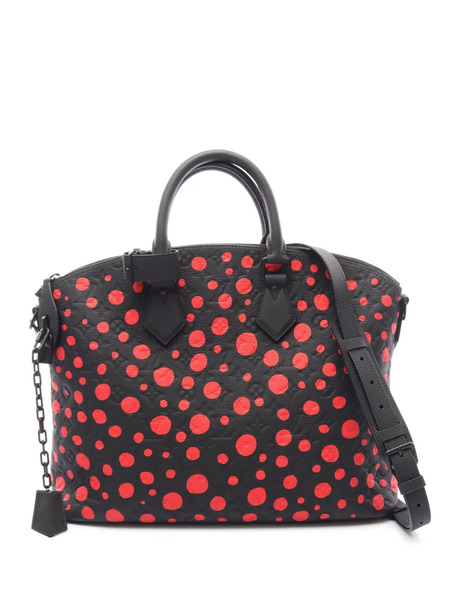  Louis Vuitton Pre-owned X Yayoi Kusama Sac à Main Empreinte Infinity Dots Lockit Mm (2021-2026) - Noir 